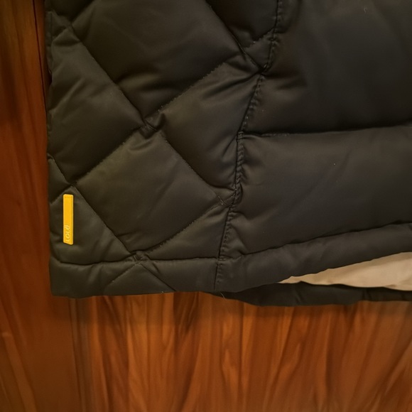 Lole women’s black hooded car coat. Size large 10-12. - Picture 5 of 11